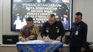 Pemkot Tegal dan Bapas Pekalongan Teken MoU Pidana Kerja Sosial Bagi Anak