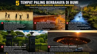 5 Tempat Paling Berbahaya di Bumi yang Sulit atau Mustahil Dimasuki Manusia
