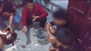 Polres Pemalang Bongkar Rumah Produksi Cairan Ganja Sintetis, Dua Tersangka Ditangkap