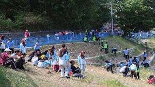 Waduk Malahayu Dibersihkan, Ratusan Warga dan Pelajar Gotong Royong Jaga Destinasi Wisata