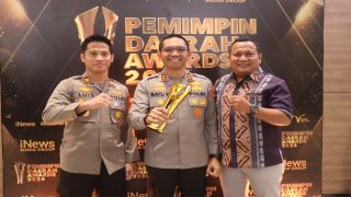 Kapolres Tegal Raih Apresiasi Pemimpin Daerah Awards 2026 Kategori Pelayanan Publik