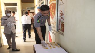 Gaktibplin Polres Tegal Kota, Personel Jalani Tes Urine dan Pemeriksaan HP