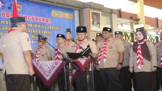 Bupati Tegal Dorong Pramuka Beri Bakti Nyata Atasi Kekeringan dan Kebakaran