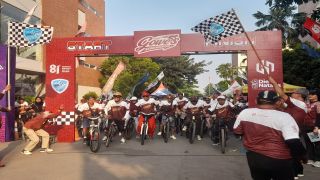 Ribuan Peserta Meriahkan Gowes Kemerdekaan Dies Natalis Ke-1 UHN Tegal