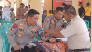 Gandeng RS Bhayangkara dan Lab IBL, Polres Pemalang Gelar Pemeriksaan Kesehatan Personel 