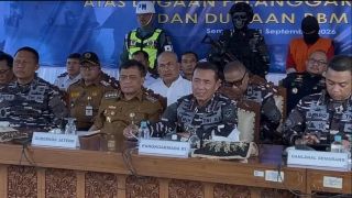 TNI AL Amankan Kapal Muat 407 Ton Solar Ilegal di Perairan Semarang