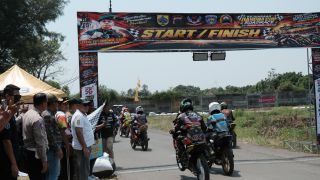 Sirkuit Pantai Widuri Kembali Bergeliat, Kodim Pemalang Gelar Mini Road Race