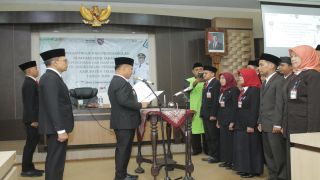 Bupati Tegal Lantik 3 Pejabat, Tekankan Pelayanan Publik Responsif