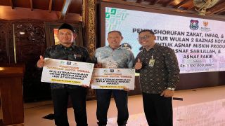 53 Marbot dan Lebe di Kota Tegal Terima Kepesertaan BPJS Ketenagakerjaan