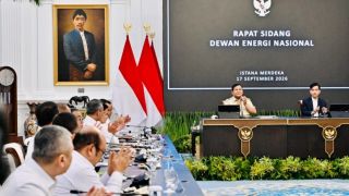 Presiden Prabowo Menggelar Rapat Paripurna Dewan Energi Nasional Di Istana Membahas Ketahanan Energi