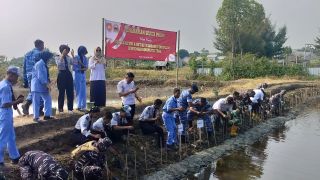 Kodim 0712/Tegal Tanam 1.000 Mangrove di Pesisir Warureja