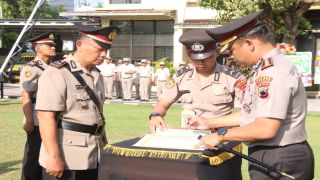 Kapolres Brebes Minta Pejabat Baru Langsung Tancap Gas