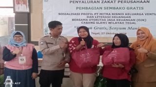 " Pangan Gratis, Senyum Manis”, MBK Ventura Salurkan 315 Paket Sembako kepada Warga