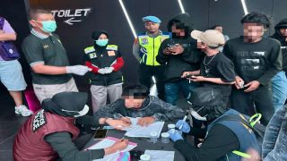 Polres Tegal Kota Operasi di Hellen’s Night Mart, 13 Orang Tes Urine Negatif Narkoba