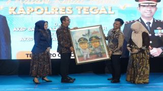 Bupati Tegal Apresiasi Pengabdian AKBP Bayu Prasatyo, Sambut Kapolres Baru AKBP Febriyani Aer