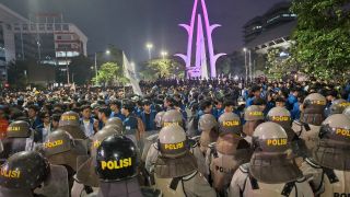 Aksi Unjuk Rasa di Semarang Berakhir Kondusif