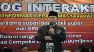 Bupati Tegal Jawab Keluhan Warga Cempaka soal Bansos, BPJS, dan PJU